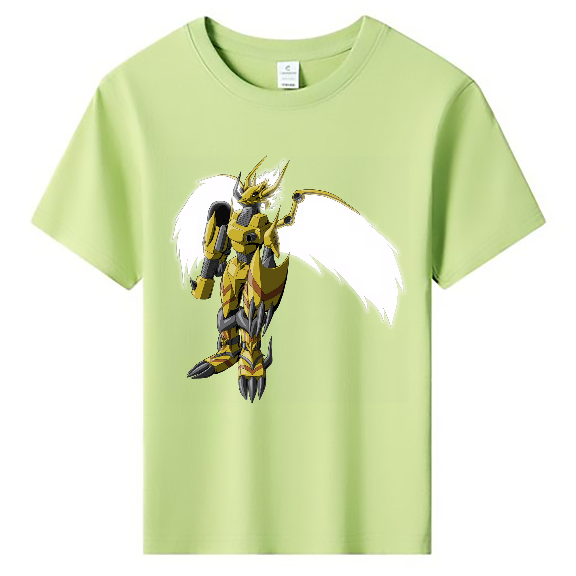 （画像用） Digimon デジタルモンスター/デジモン 綿100％キッズTシャツ（フロントプリント）